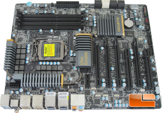 GIGABYTE P67A-UD7-B3 Motherboard Layout