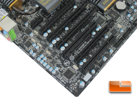 GIGABYTE P67A-UD7-B3 Motherboard Layout