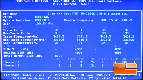 GIGABYTE P67A-UD7-B3 System BIOS