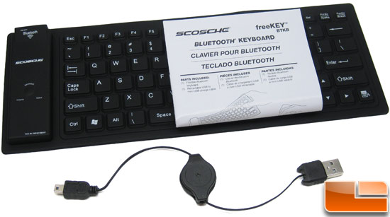 Scosche freeKEY Bluetooth Keyboard Bundle Scosche freeKEY Bluetooth Keyboard Bundle