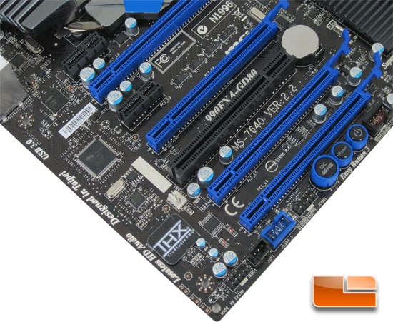 MSI 990FXA-GD80 Motherboard Layout