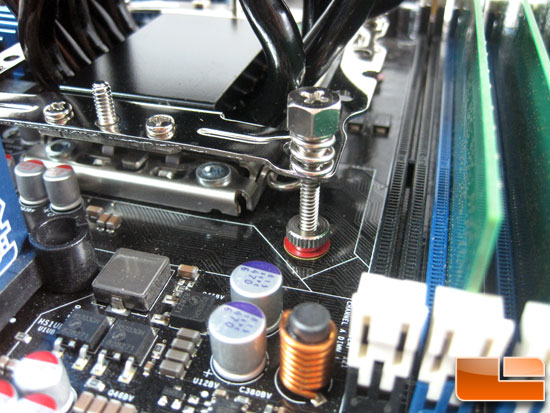 EVGA Superclock CPU Cooler installed