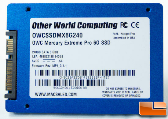 OWC Mercury EXTREME Pro 6G 240GB CONTENTS