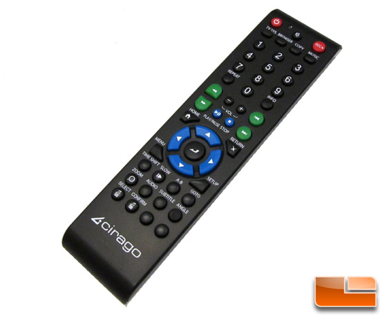 CiragoTV Platinum Remote