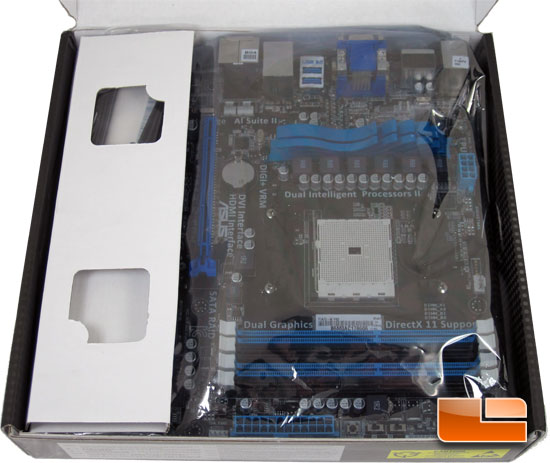 ASUS F1A75-M Pro APU Motherboard Retail Packaging and Bundle