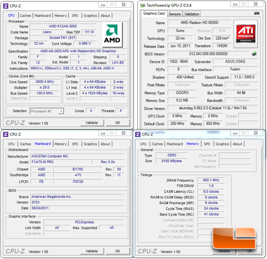 ASUS F1A75-M Pro Motherboard System Settings