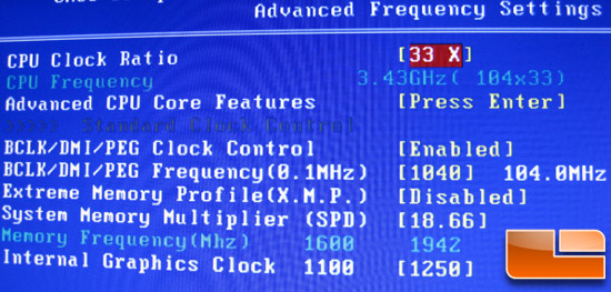 Intel Core i3-2120 CPU Overclocked