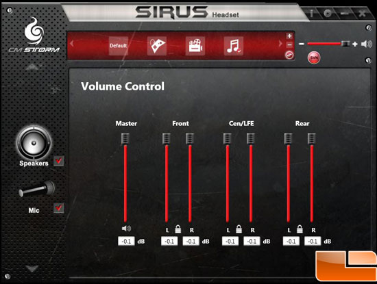 Cooler Master Storm Sirus 5.1 Headset Software