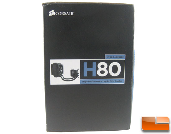 Corsair Hydro Series H80 box side