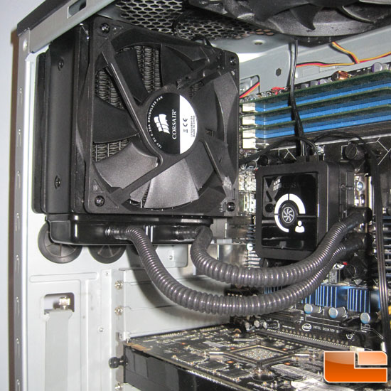 Corsair Hydro Series H80 installed