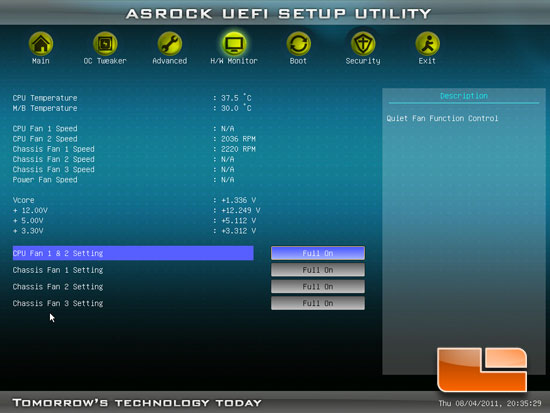 ASRock A75 Pro4 UEFI BIOS Setup