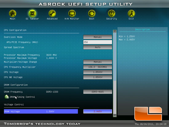 ASRock A75 Pro4 UEFI BIOS Setup