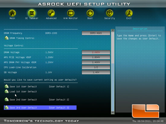 ASRock A75 Pro4 UEFI BIOS Setup