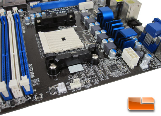 ASRock A75 Pro4 AMD APU Motherboard Layout