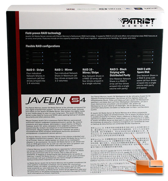 Javelin box back