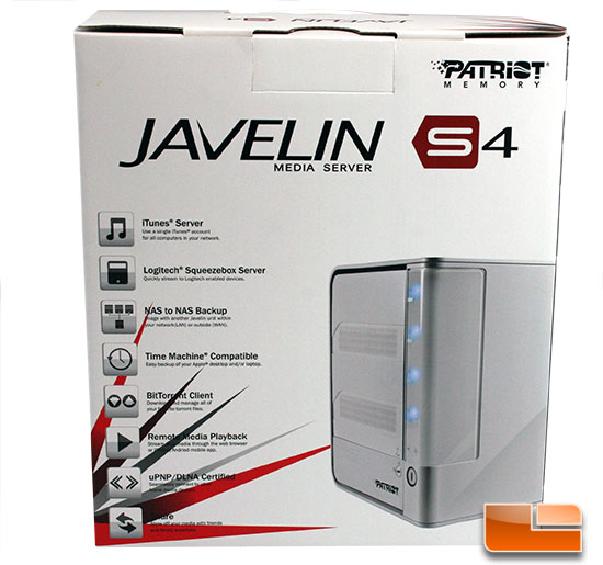 Javelin box front