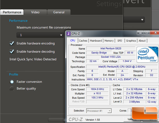 CyberLink MediaEspresso 6.5 Benchmark Results