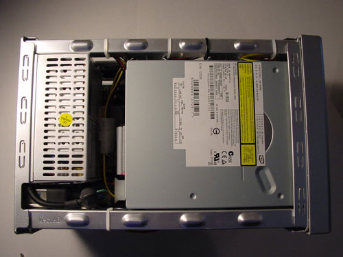 Optical drive placement