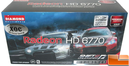 Diamond Radeon HD 6770 XOC Video Card Box Front