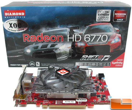 Diamond Radeon HD 6770 XOC Video Card