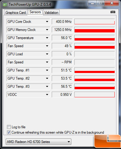 Gigabyte GeForce GTX 560 OC Video Card Idle Temp