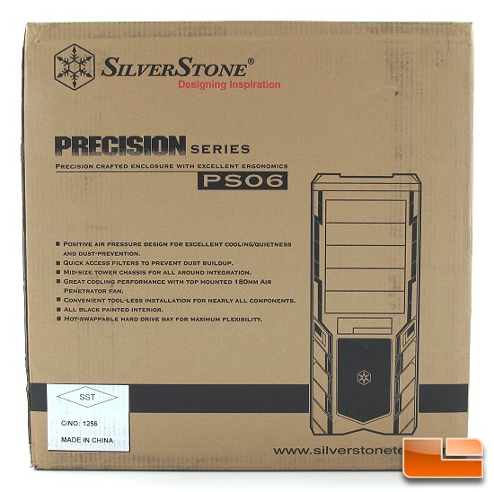 SilverStone Precision PS06B-W Retail Box