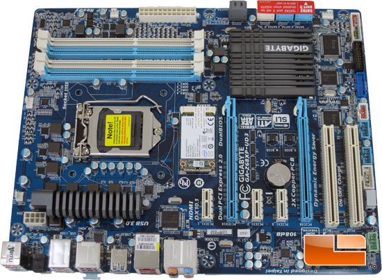 GIGABYTE Z68Xp-UD3-iSSD Motherboard Layout