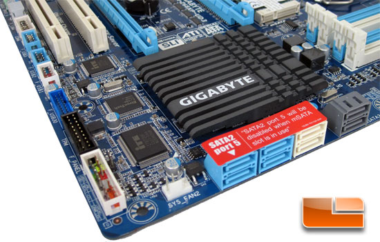 GIGABYTE Z68Xp-UD3-iSSD Motherboard Layout