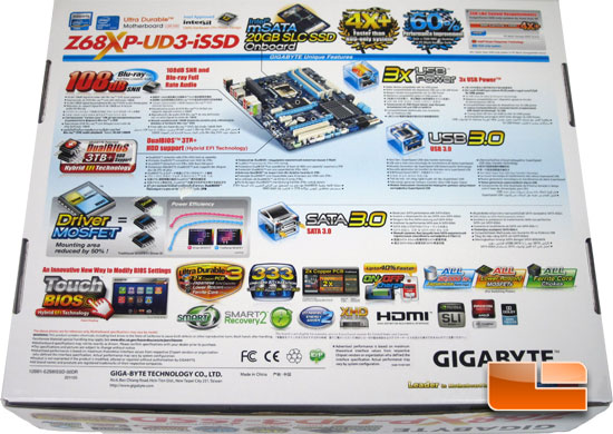 GIGABYTE Z68XP-UD3-iSSD Retail Bundle