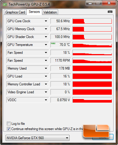 GPU-Z MaxTemp