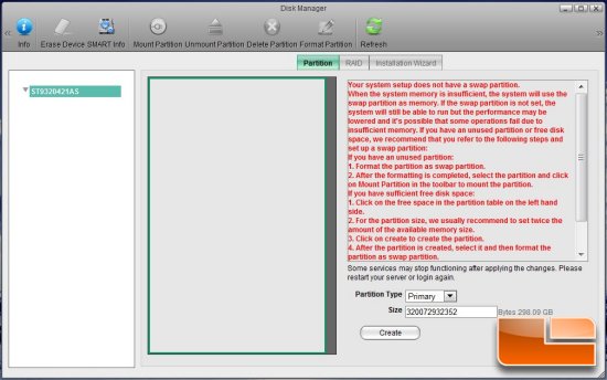 SilverStone SST-DC01 Format Partition