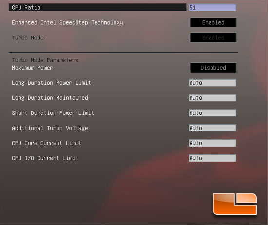 ASUS ROG Maximus IV Extreme-Z UEFI BIOS Overclock Settings