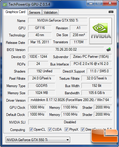 GPU-Z Stock Clocks GPU-Z Stock Clocks