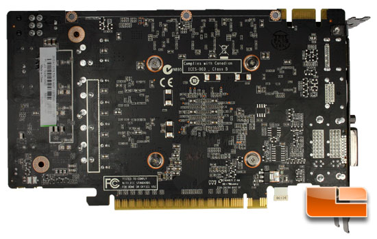 ZOTAC AMP! GeForce GTX 550 Ti Back ZOTAC AMP! GeForce GTX 550 Ti Back