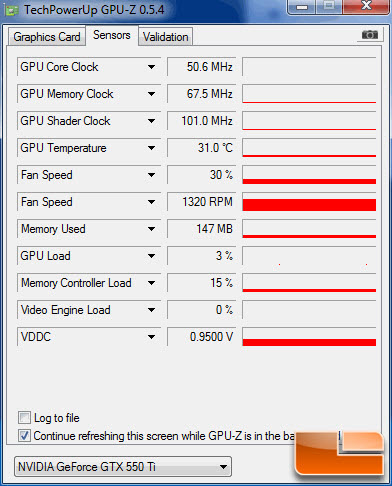 GPU-Z Idle 