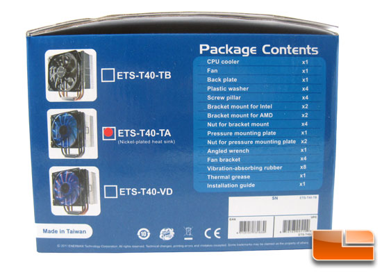 Enermax ETS-T40-TA CPU Cooler box side