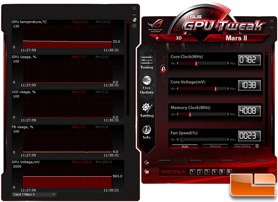 ASUS MARS 2 Video Card GPU Tweak