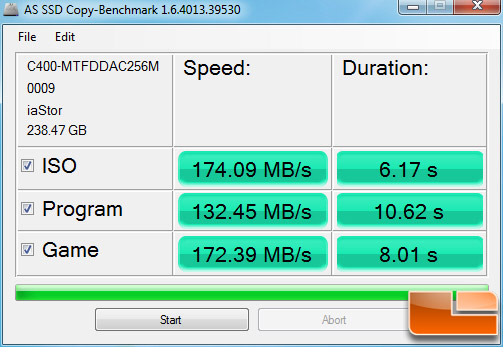 CRUCIAL M4/MICRON C400 AS-SSD