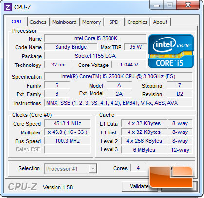 GIGABYTE G1.SNIPER2 Intel Z68 CPUz 1.58