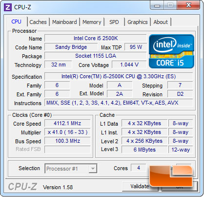 GIGABYTE G1.SNIPER2 Intel Z68 CPUz 1.58