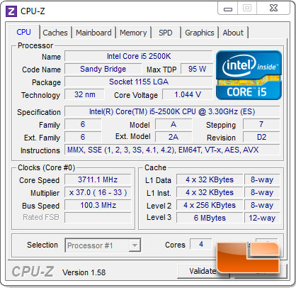 GIGABYTE G1.SNIPER2 Intel Z68 CPUz 1.58