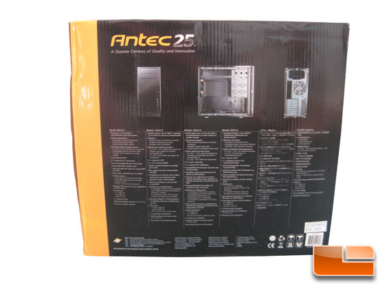 Antec Solo II box back