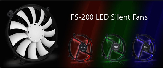 NZXT FS LED Silent Fan Series