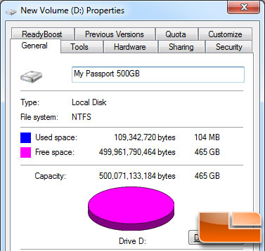 WD My Passport 500GB USB 3.0 Flash Drive Actual Capacity