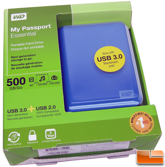 WD My Passport Essential 500GB USB 3.0 External Hard Drive Review