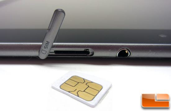 Samsung Galaxy Tab 10.1  microSIM Slot