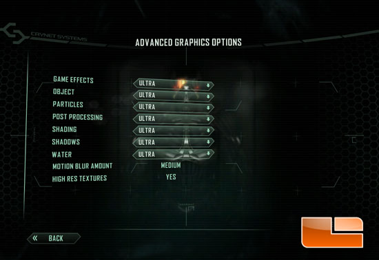 Crysis 2 settings screenshot