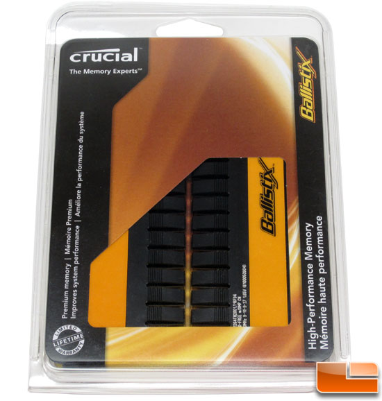 Crucial ballistix front package