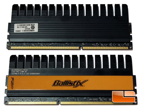 Crucial Ballistix memory modules