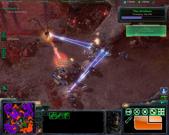 Starcraft 2 gameplay screenshot